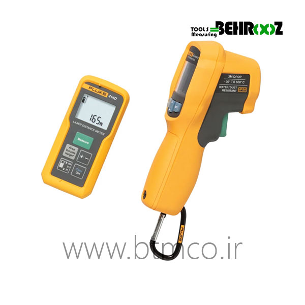 Fluke-414D-62-MAX plus Laser-Distance-Meter-Infrared-Thermometer-Combo-Kit